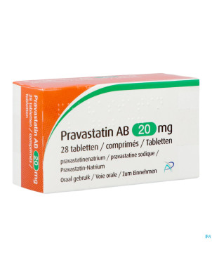 Pravastatin ab 20mg    comp 28
