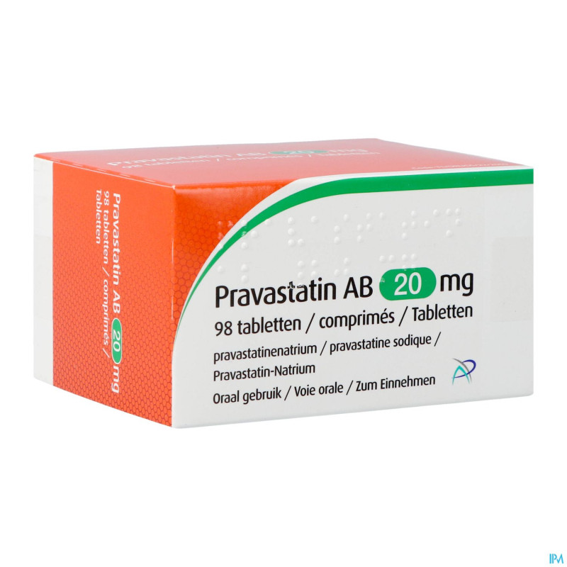 Pravastatin ab 20mg    comp 98