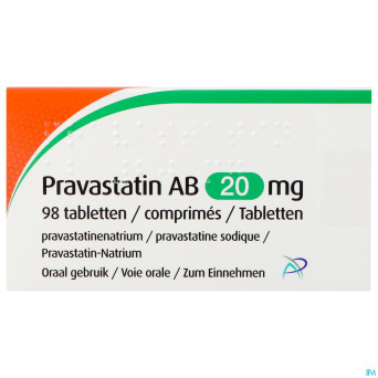 Pravastatin ab 20mg    comp 98