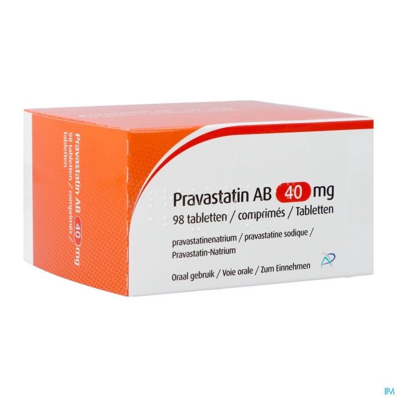 Pravastatin ab 40mg    comp 98