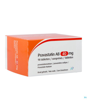 Pravastatin ab 40mg    comp 98