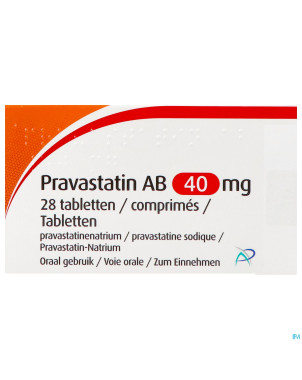 Pravastatin ab 40mg    comp 28