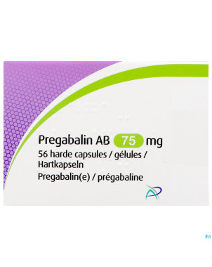 Pregabaline ab 75mg caps dur 56