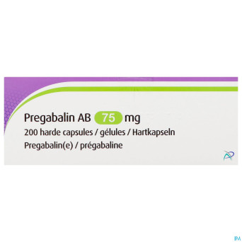 Pregabaline ab 75mg caps dur 200