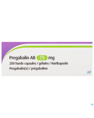 Pregabaline ab 75mg caps dur 200