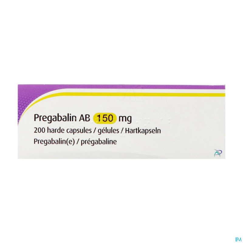 Pregabaline ab 150mg caps dur 200