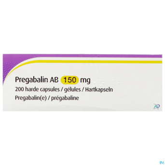 Pregabaline ab 150mg caps dur 200