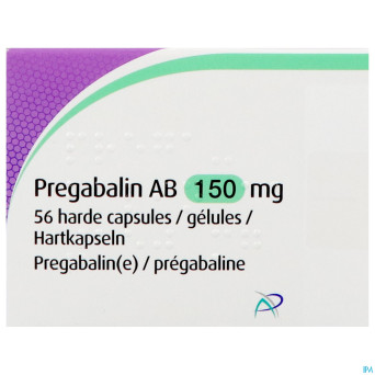 Pregabaline ab 150mg caps dur 56