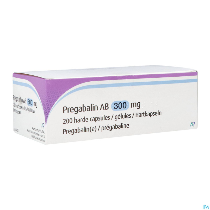 Pregabaline ab 300mg caps dur 200