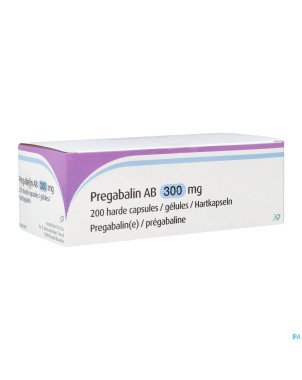 Pregabaline ab 300mg caps dur 200