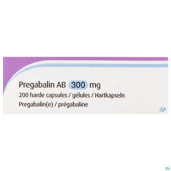 Pregabaline ab 300mg caps dur 200