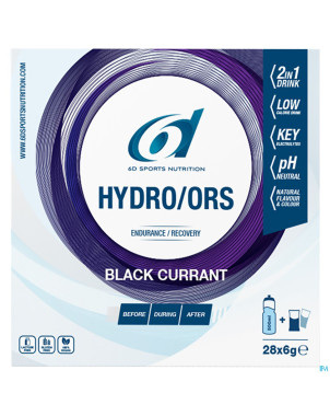 6d hydro ors blackcurrant    sach 28x6g