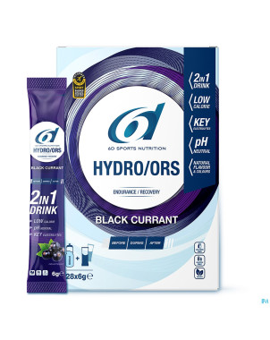 6d hydro ors blackcurrant    sach 28x6g
