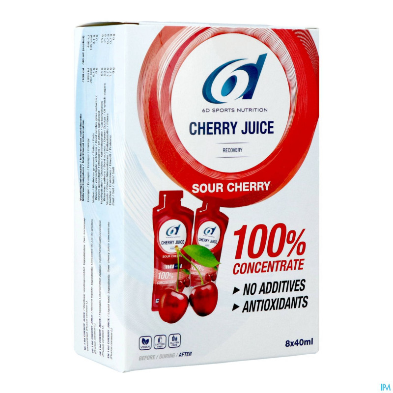 6d cherry juice    8x40ml