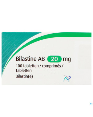 Bilastine ab 20mg   comp 100 x 20mg