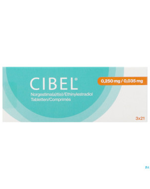 Cibel 0,250mg/0,035mg   comp 3 x 21