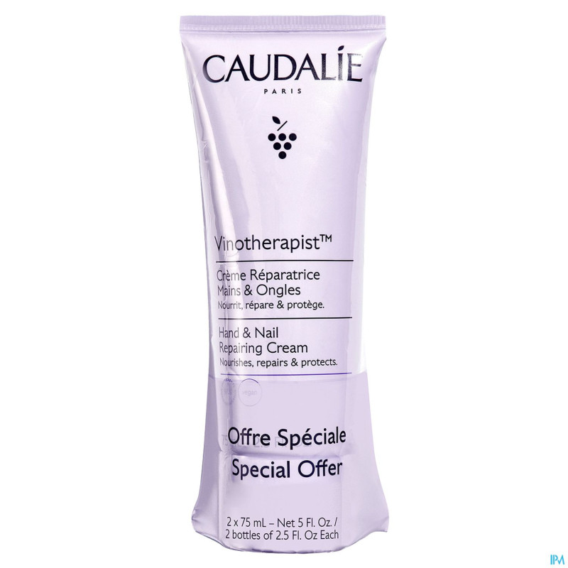 Caudalie vinotherapist duo creme mains  75ml promo