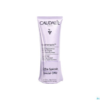 Caudalie vinotherapist duo creme mains  75ml promo