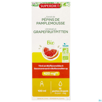 Superdiet pamplemousse 420 bio    100ml