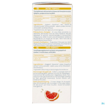 Superdiet pamplemousse 420 bio    100ml
