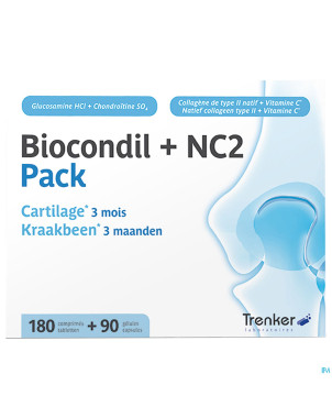 Biocondil nc2 comp pell 180 + caps 90 nf
