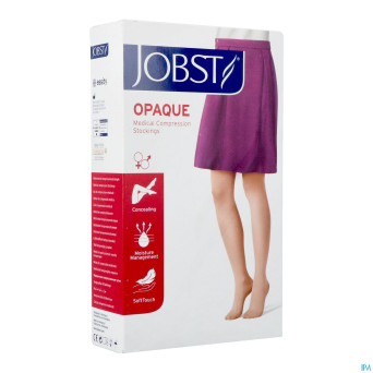 Jobst opaque 2 ag reg open dots nat ii pair