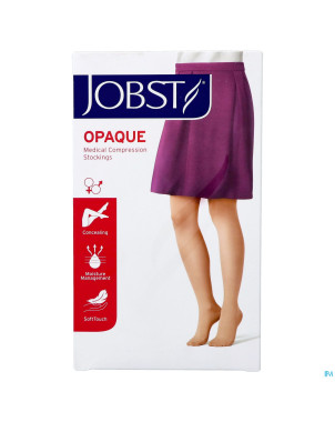 Jobst opaque 2 ag reg open dots nat v pair