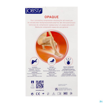 Jobst opaque 2 ag wide pet dots bla i pair