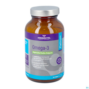 Mannavital omega 3 huile algues    v-caps 60