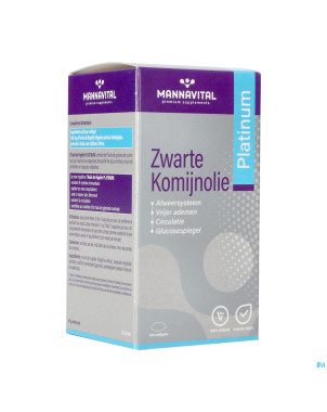 Mannavital huile nigelle softgels 120