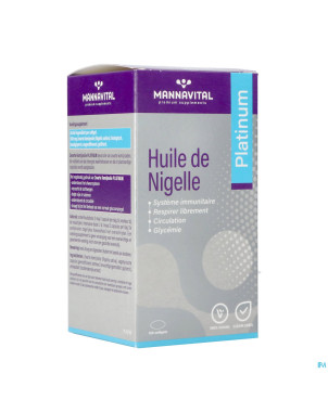 Mannavital huile nigelle softgels 120