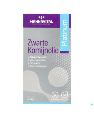 Mannavital huile nigelle softgels 120