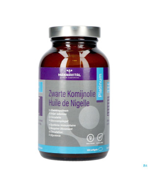 Mannavital huile nigelle softgels 120