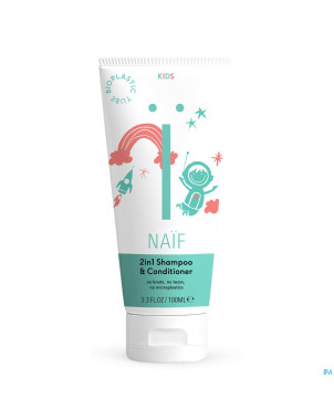 Naif kids 2-en-1 shampooing   100ml