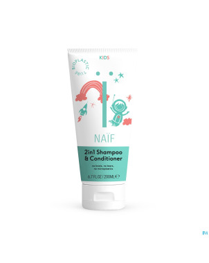 Naif kids 2-en-1 shampooing   200ml