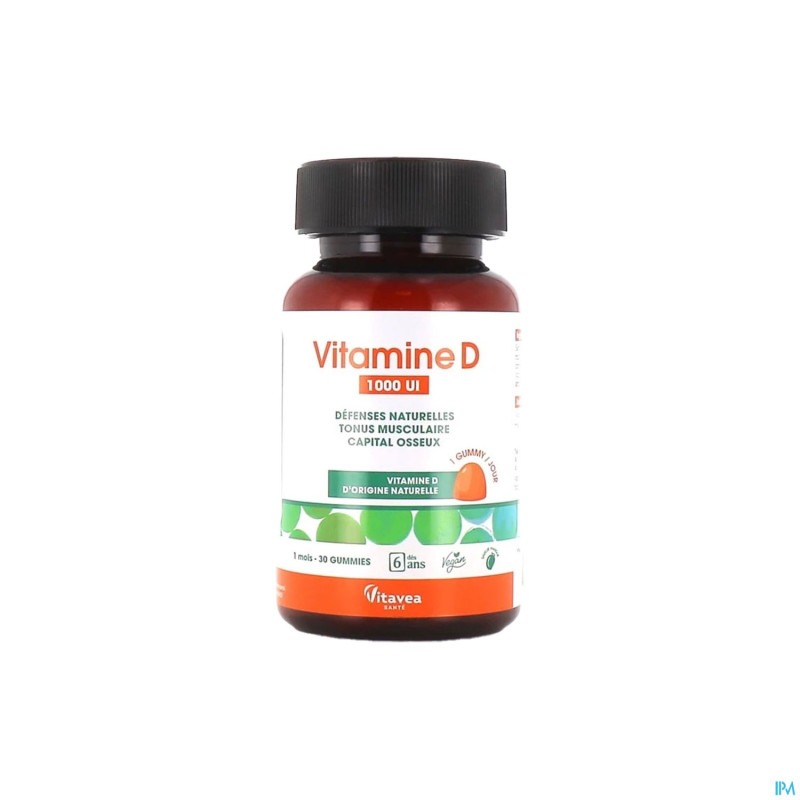 Vitavea sante vitamine d 1000 ui    gommes 30