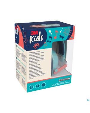 3m kids plus casque a/bruit enfants turquoise