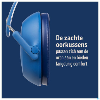 3m kids plus casque a/bruit enfants bleu