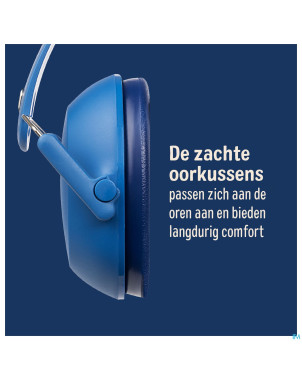 3m kids plus casque a/bruit enfants bleu