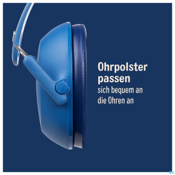 3m kids plus casque a/bruit enfants bleu