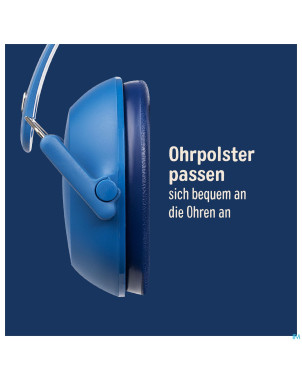 3m kids plus casque a/bruit enfants bleu