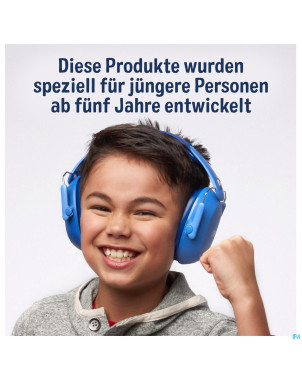 3m kids plus casque a/bruit enfants bleu