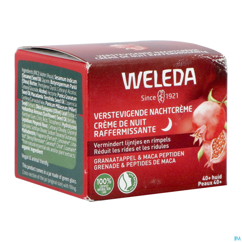 Weleda creme nuit raffermissante grenade&maca 40ml
