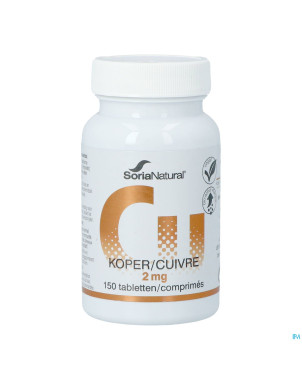 Soria cuivre retard 2mg    comp 150