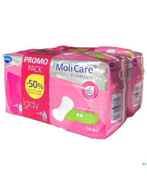 Molicare premium lady pad 2 drops   2x14 promopack