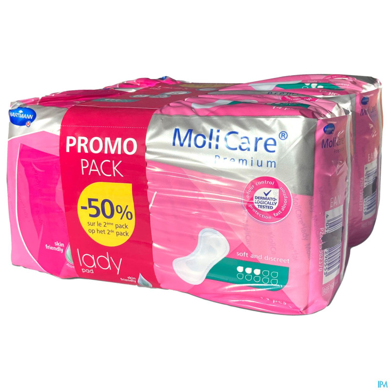 Molicare premium lady pad 3 drops   2x14 promopack