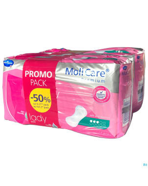 Molicare premium lady pad 3 drops   2x14 promopack