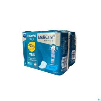 Molicare premium men pad 4 drops    2x14 promopack