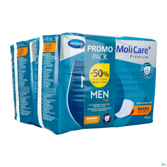 Molicare premium men pad 5 drops    2x14 promopack