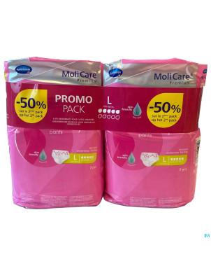 Molicare premium lady pants 5 drops l    2x7 promo